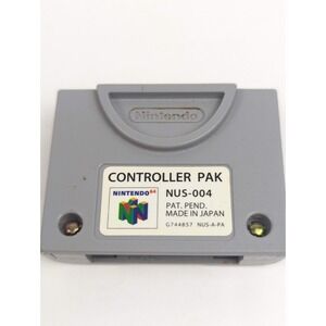 Nintendo 64 N64 Controller Pak Pack Memory Card Save OEM NUS-004 Official